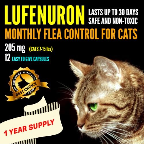 6 Monthly Capsules Flea Egg Killer 90 mg Dogs 11-20 lbs /& Cats Up to 6 lbs