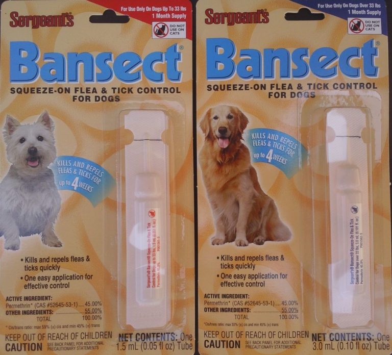 Sergeant's Bansect Squeezeon Dog Flea & Tick Control